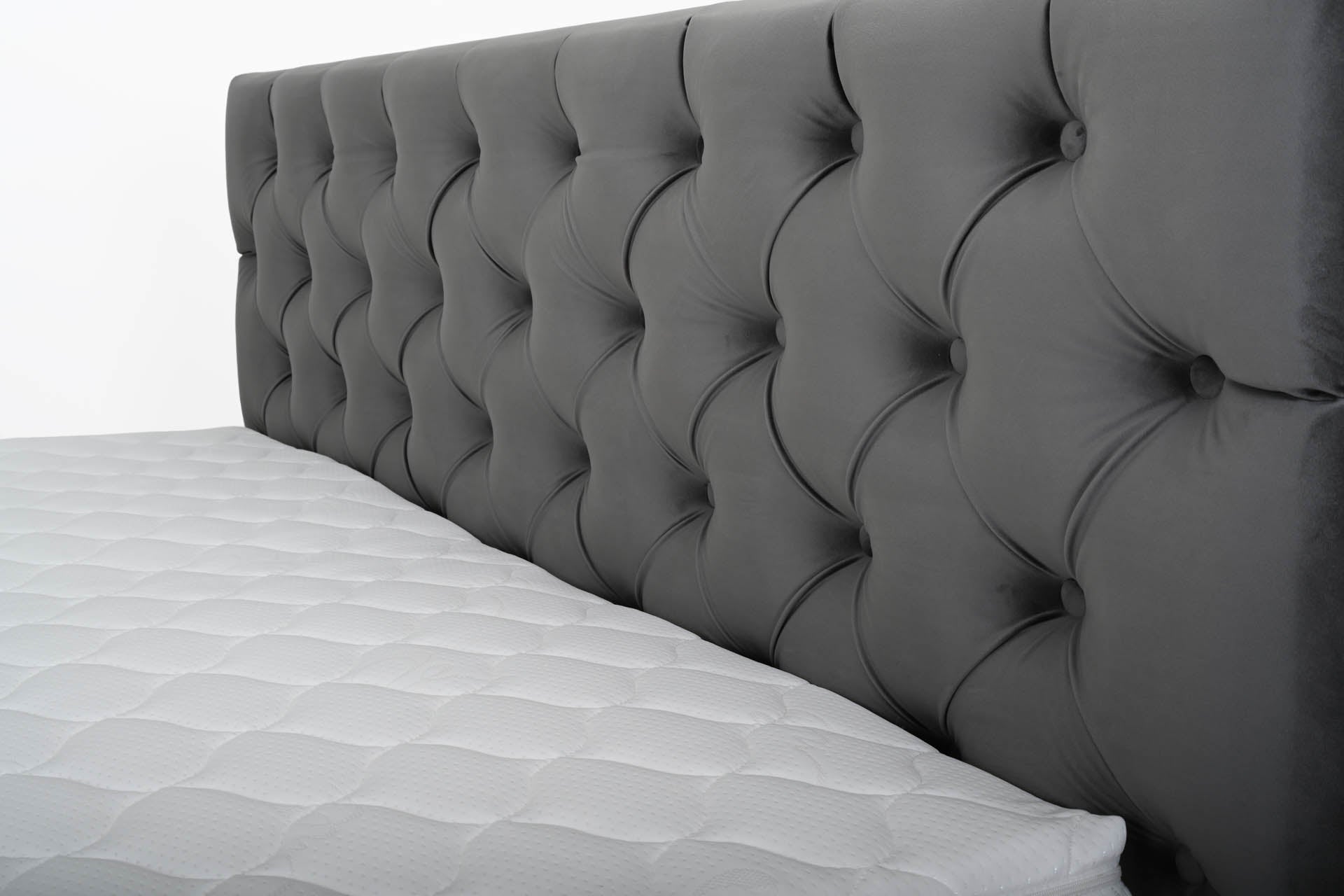 [SKU:ANY-160-ANT,ANY-180-ANT] Boxspringbett 180x200 160x200 Bett Bettkasten Polsterbett Doppelbett