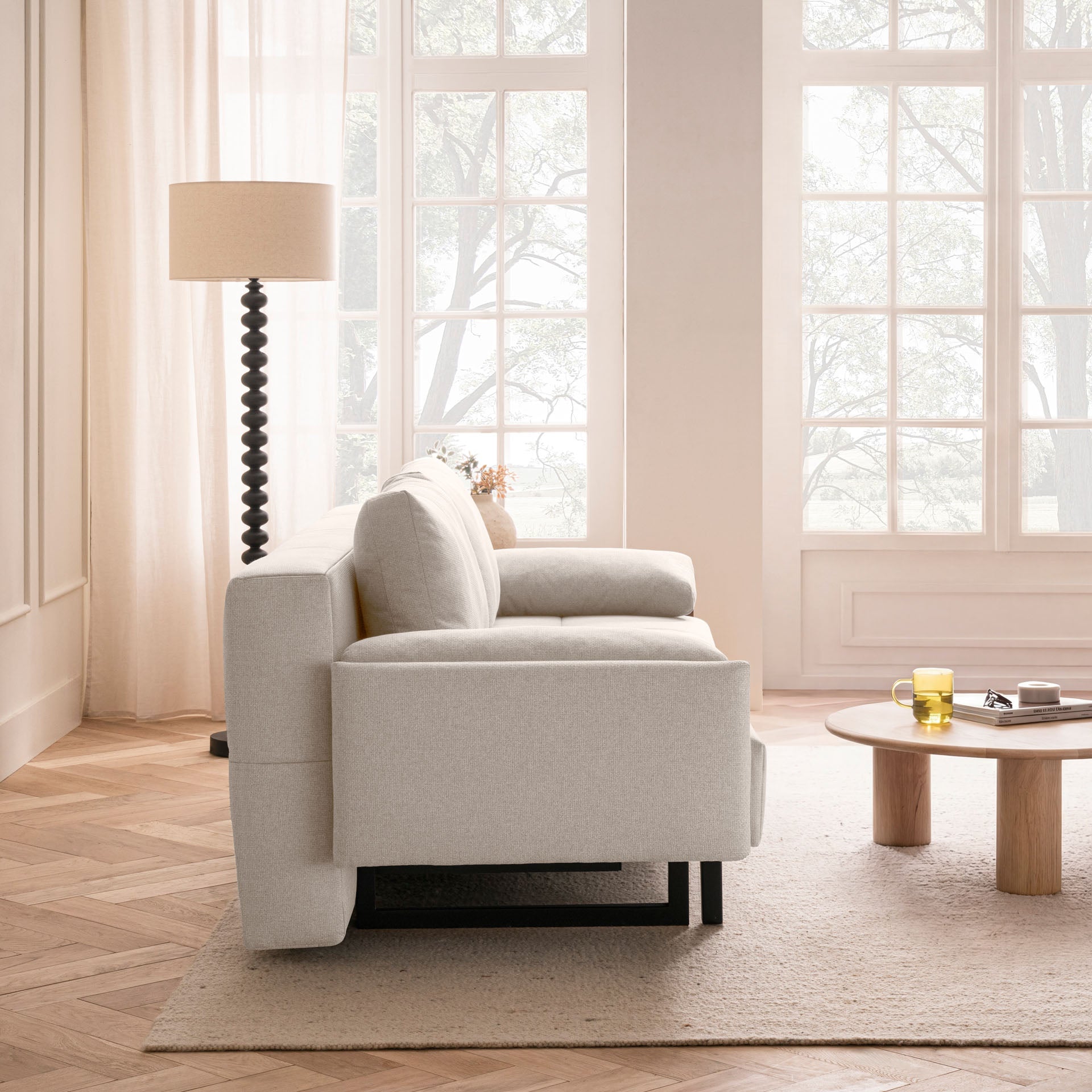 Schlafsofa Beige Sofa mit Schlaffunktion Schlafcouch Bettkasten Schlafsofa mit Bettkasten Sofa kaufen