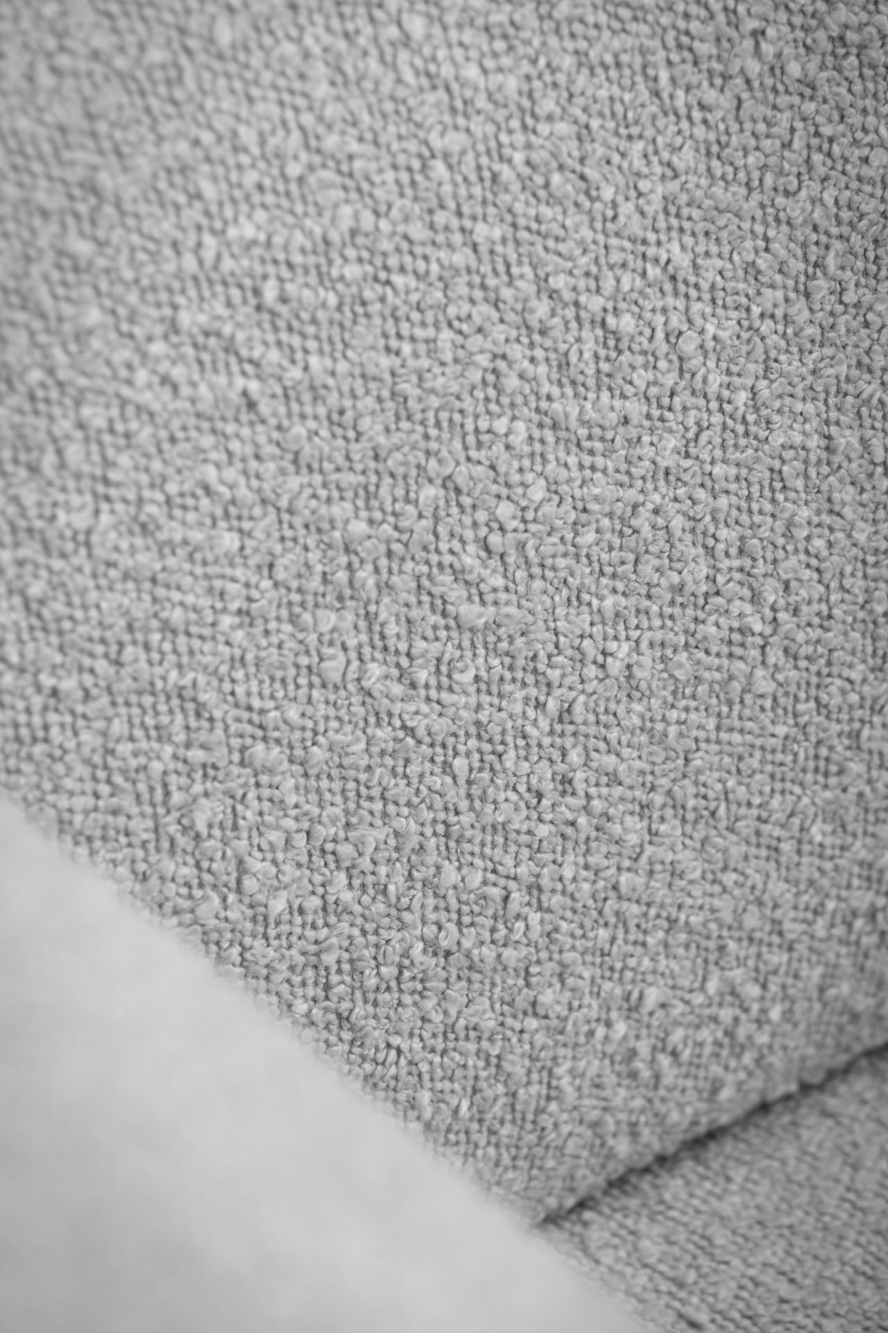 Sofa 3-Sitzer Ecksofa Hellgrau Polstersofa Couch L-Form Ottomane rechts Wohnlandschaft Designsofa