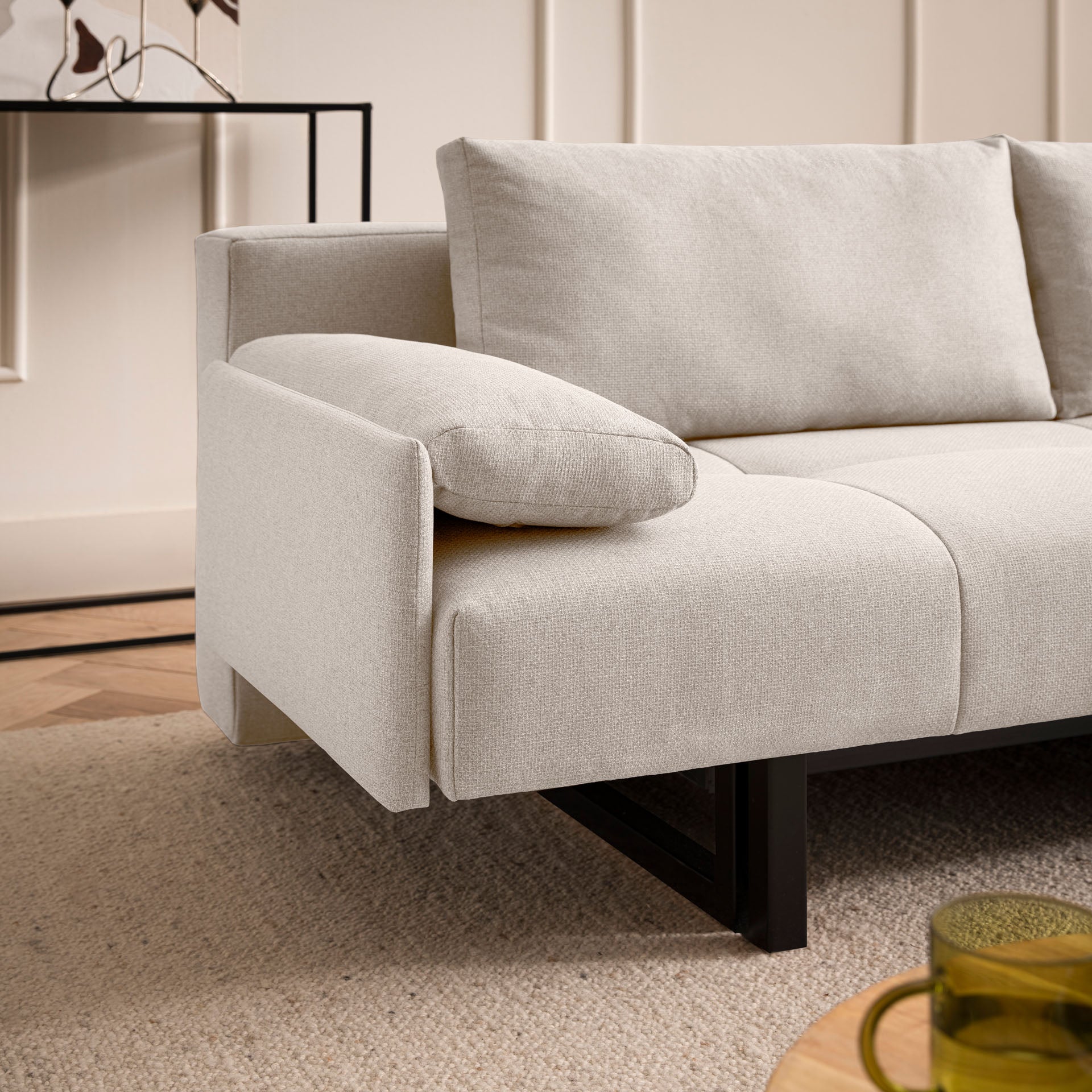 Schlafsofa Beige Sofa mit Schlaffunktion Schlafcouch Bettkasten Schlafsofa mit Bettkasten Sofa kaufen
