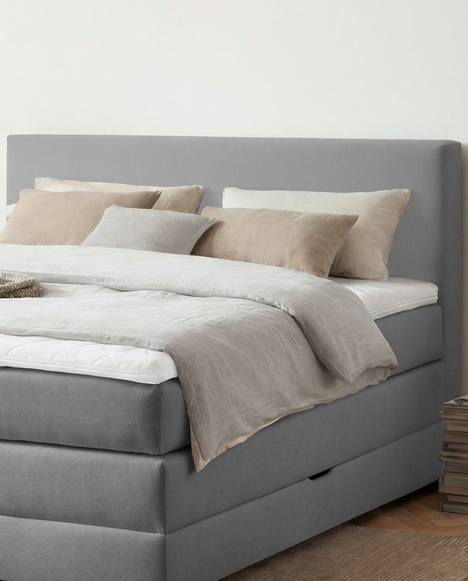 [SKU:LOFT-140-HLG,LOFT-160-HLG,LOFT-180-HLG,LOFT-200-HLG] Boxspringbett 180x200 160x200 Bett Bettkasten Polsterbett Doppelbett Motorbett Bett elektrisch verstellbar Bett mit Motor