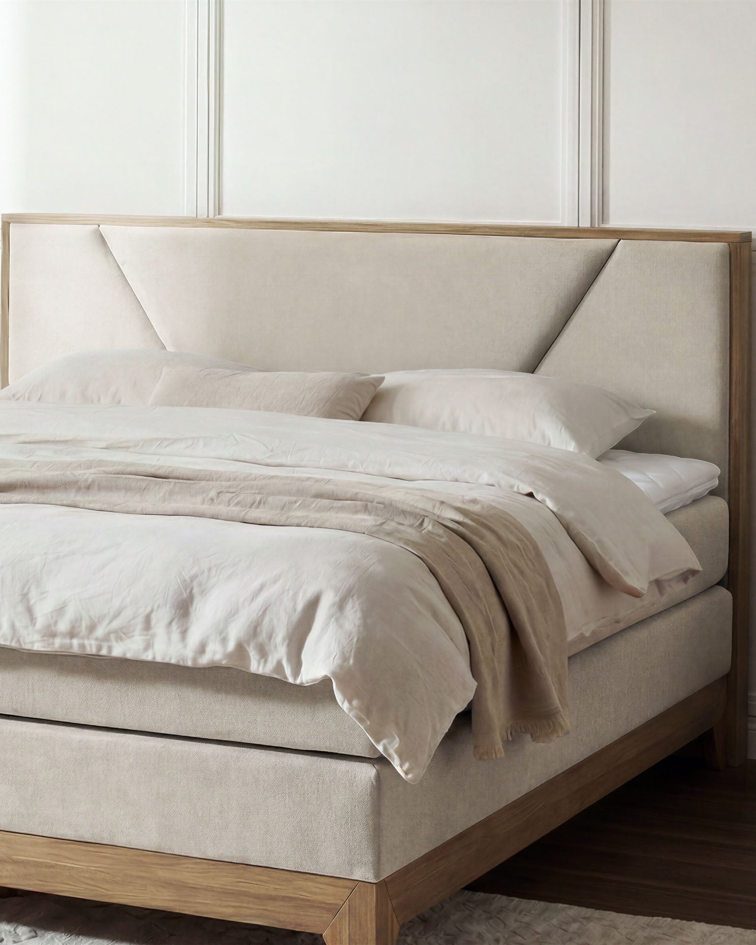 [SKU:RIVIERA-140-BEIGE,RIVIERA-160-BEIGE,RIVIERA-180-BEIGE,RIVIERA-200-BEIGE] Boxspringbett 180x200 160x200 Bett Bettkasten Polsterbett Doppelbett Motorbett Bett elektrisch verstellbar Bett mit Motor